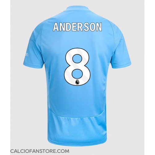 Maglia Calcio Nottingham Forest Elliot Anderson #8 Terza Divisa 2024-25 Manica Corta